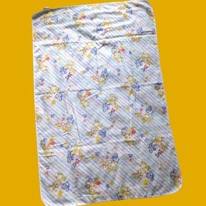 Vintage Edmund baby blanket swaddle cloth bunnies playing pattern